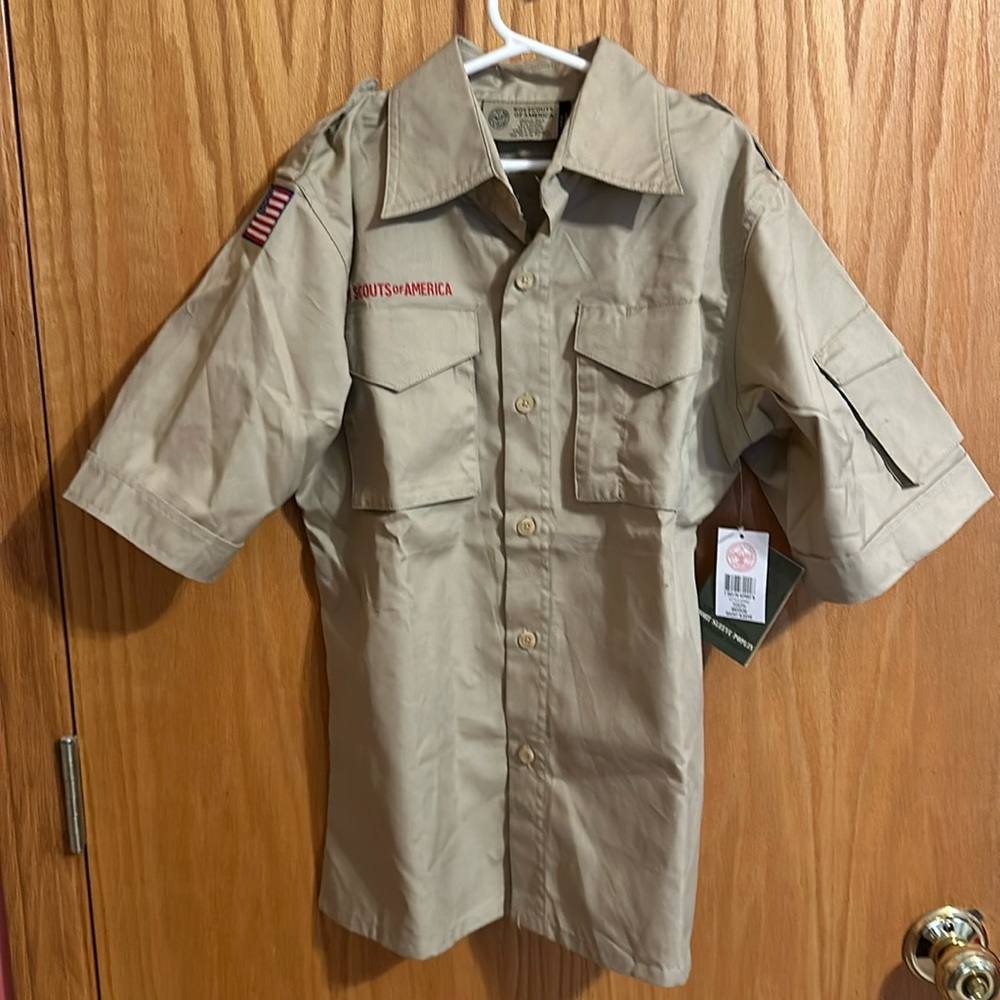 Boy Scouts short sleeve uniform shirt